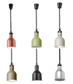 Varmelampe hev og senk Sylindrisk