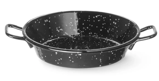 Emaljert panne Ø340x50 mm 