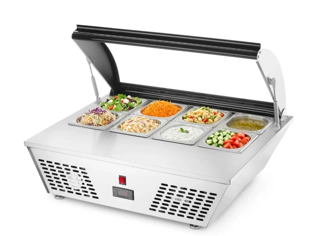 Salatdisplay, Bordmodell 8x1/6 GN eller 4x1/3 GN 