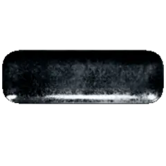 KARBON rektangulær tallerken 33x11 cm