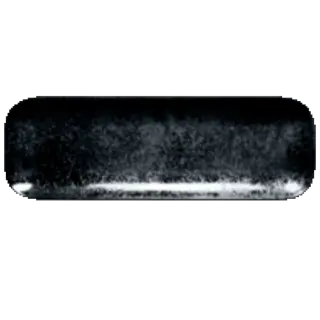 KARBON rektangulær tallerken 33x11 cm 