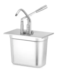 Lokk med dispenser GN 1/3 rustfritt stål