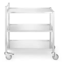 Trillebord, ekstra solid Med fire hjul og tre hyller