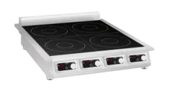 Induksjonskoketopp 4 plater Hver plate p&#229; 5000W
