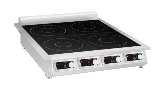 Induksjonskoketopp 4 plater Hver plate på 5000W 