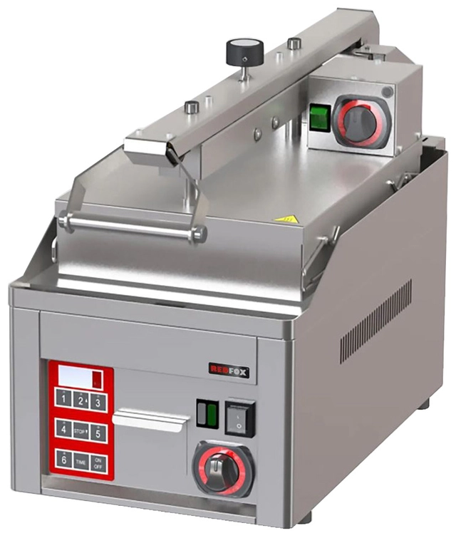 Pressgrill Rustfritt stål og teflon 