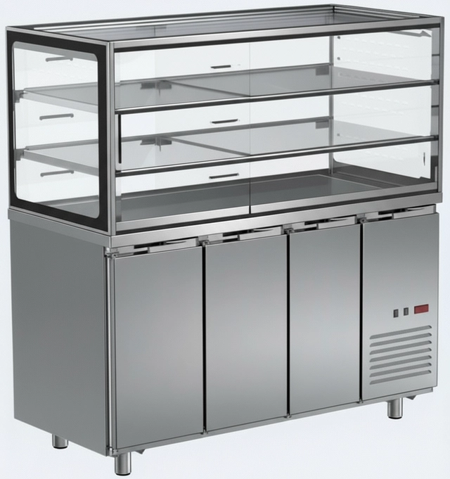 Serveringsdisk I tre plan 