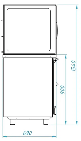 Serveringsdisk I tre plan 