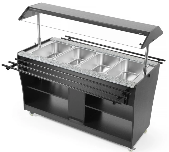 Varmebuffet 4x 1/1 GN 