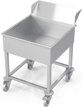 Bløtleggingsvogn med bestikksklie. 55x55x66