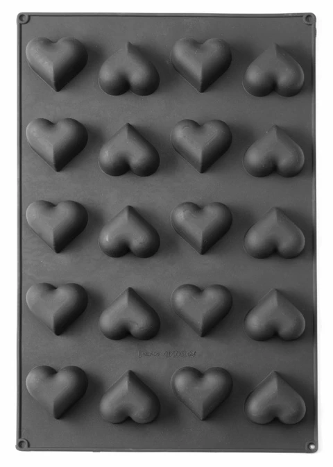 Silikonform Hjerte, 20 