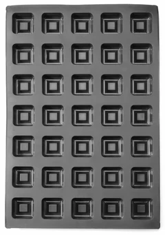 Silikonform Firkant, 35