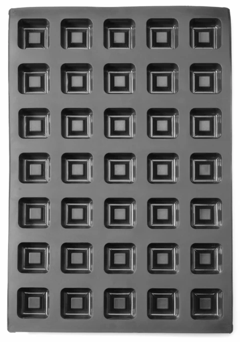 Silikonform Firkant, 35 