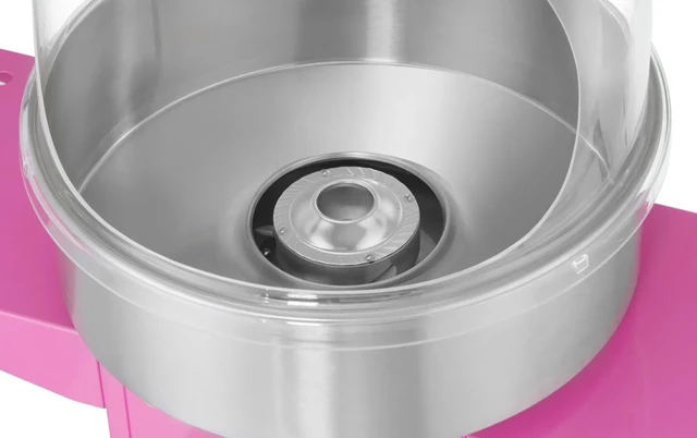 Sukkerspinn maskin Rosa med hjul 