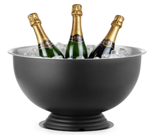 Champagnekjøler Svart, 13 liter 