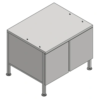iCombi stativ Type IV MARIN med dører H:699mm
