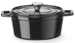 St&#248;pejernsgryte, emaljert 3,7 liter, svart