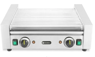 Pølsegrill, to varmesoner 14 ruller