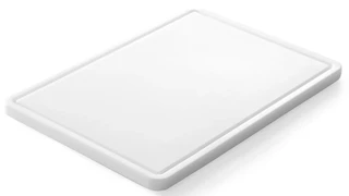 Skjærebrett 355x250 mm Hvit, 15 mm antiskli