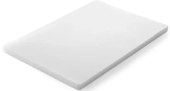 Skjærebrett 600x400 mm Hvit, 20 mm antiskli