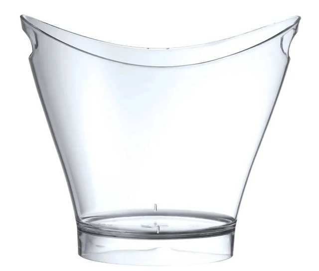 Vin og champagne bøtte 6 liter, transparent 