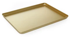Konfekt/kake brett gullfarget 300x200x20 mm