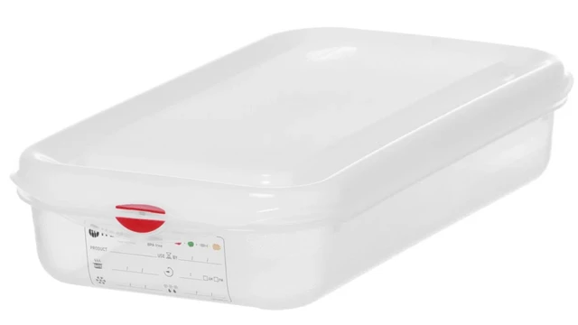 Kantine 1/3 GN med lokk, PP 65 mm 