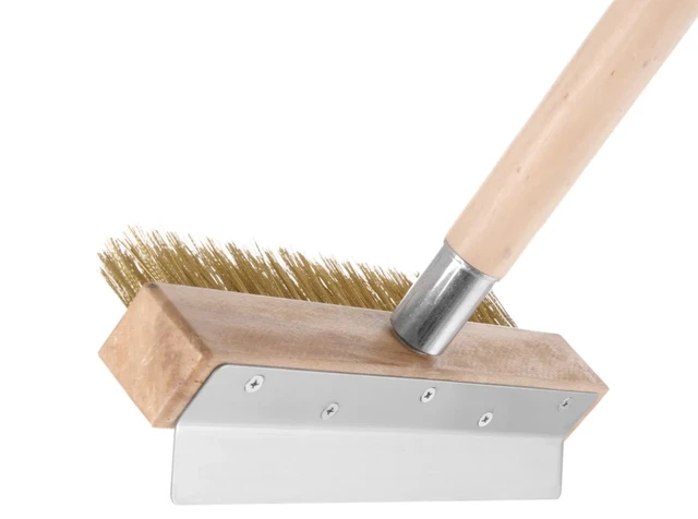 Børste til pizzaovn Med skrape 