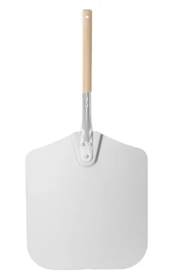 Pizzaspade kvadratisk, kort håndtak 305x660 mm