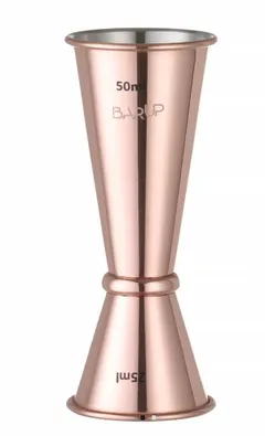 Målebeger 25 ml og 50 ml Kopperfarget