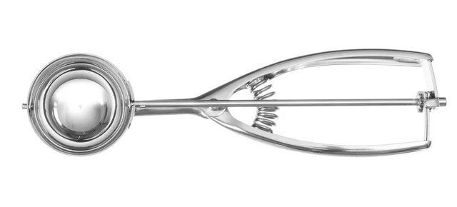 Iskrem skje, rustfritt stål Størrelse 1/24 