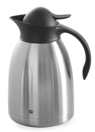 Kaffe/te kanne med svart topp 1,5 liter 