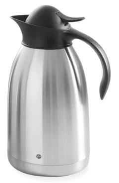 Kaffe/te kanne med svart topp 2 liter