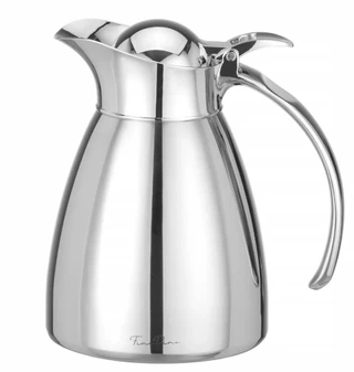 Kaffe/te kanne, rustfritt stål Fine Dine