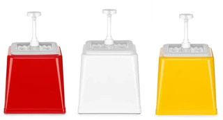 Saus dispenser med pumpe Kapasitet 2,5 liter
