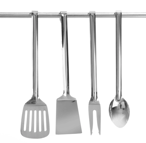 Anretningsgaffel, rustfritt stål Lengde 35 cm