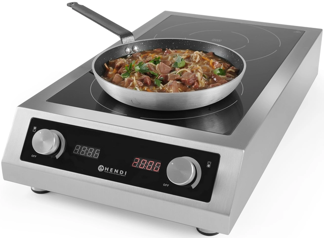 Induksjonskoketopp, dobbel 7kw Diameter 32cm 