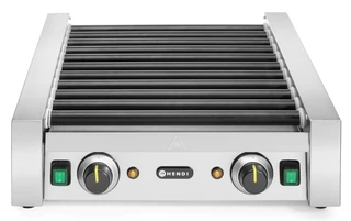 Pølsegrill, to varmesoner 11 ruller