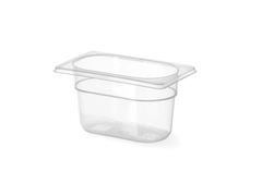 Polypropylen kantine 1/9 GN, transparent 100 mm