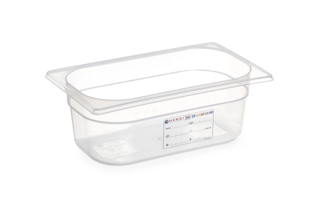 HACCP kantine 1/4 GN, transparent 150 mm 