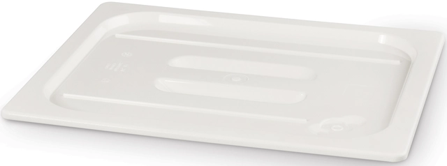 Lokk for polykarbonat kantine, hvit 1/4 GN 