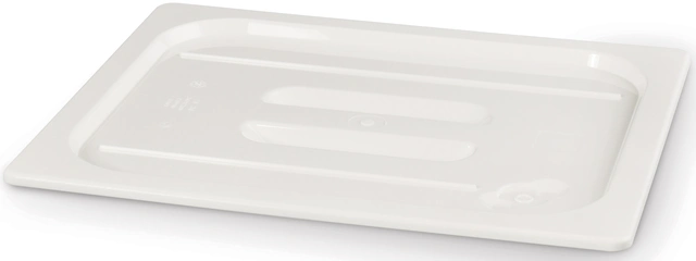 Lokk for polykarbonat kantine, hvit 1/2 GN 