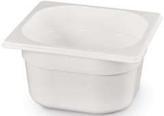 Polykarbonat kantine 1/6 GN, hvit 150 mm