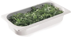 Polykarbonat kantine 1/3 GN, hvit 65 mm
