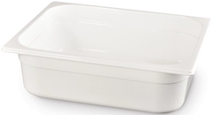 Polykarbonat kantine 1/2 GN, hvit 65 mm