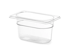 Polykarbonat kantine 1/9 GN, transparent 100 mm