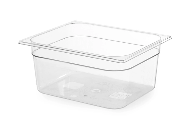 Polykarbonat kantine 1/2 GN, transparent 100 mm 