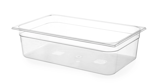 Polykarbonat kantine 1/1 GN, transparent 150 mm 
