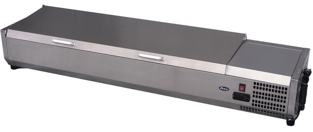 Garnityrkjøler med rustfritt lokk 140cm 1/3 GN 