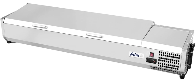 Garnityrkjøler med rustfritt lokk 120cm 1/3GN 